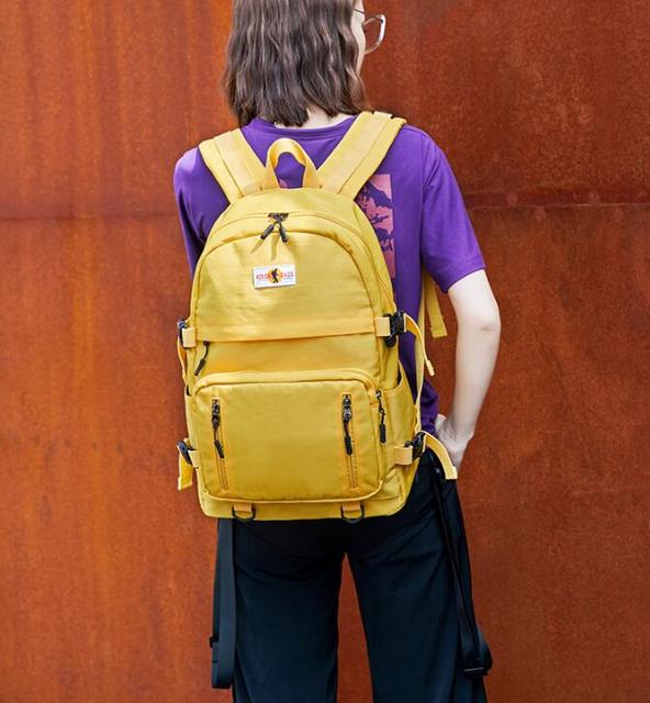 Mochila studenta 2020 - plecak nylonowy z ładowaniem USB na laptopa - Wianko - 12