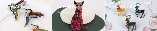NYN Beauty - Akrylowa broszka w kształcie psa z motywem zwierząt - Ręcznie robione - Idealny prezent na urodziny lub Boże Narodzenie 2021 - Wianko - 18