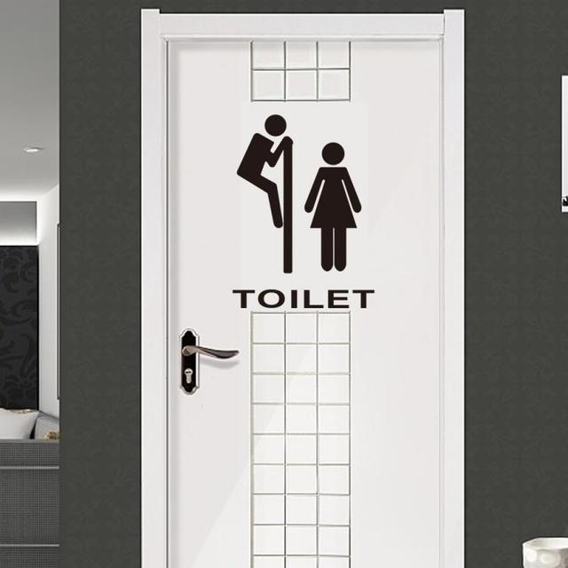 Śmieszne naklejki na toaletę - wodoodporne PVC, cukierkowy motyw, dekoracja domu drzwi, okna - Wianko - 7