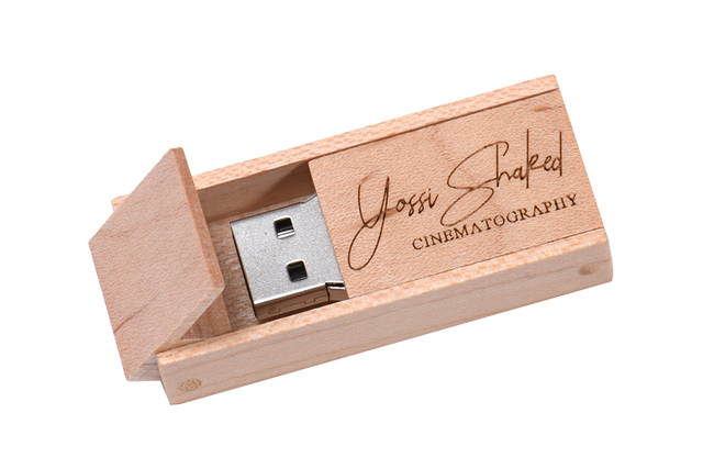 JASTER USB 3.0 Flash Drive z własnym logo, drewniane pudełko - pojemności 128GB, 64GB, 32GB - Wianko - 13