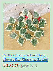 100 sztuk czerwonych sztucznych kwiatów 5mm - pręcik jagody do własnoręcznego tworzenia świątecznego wianka - dekoracje tortu weselnego - Wianko - 20