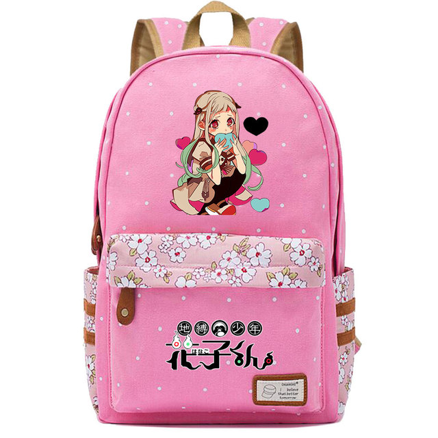Plecak Anime Toaleta Hanako-kun Chłopiec Dziewczyna Torba Szkolna dla Dzieci i Nastolatków - Wianko - 14