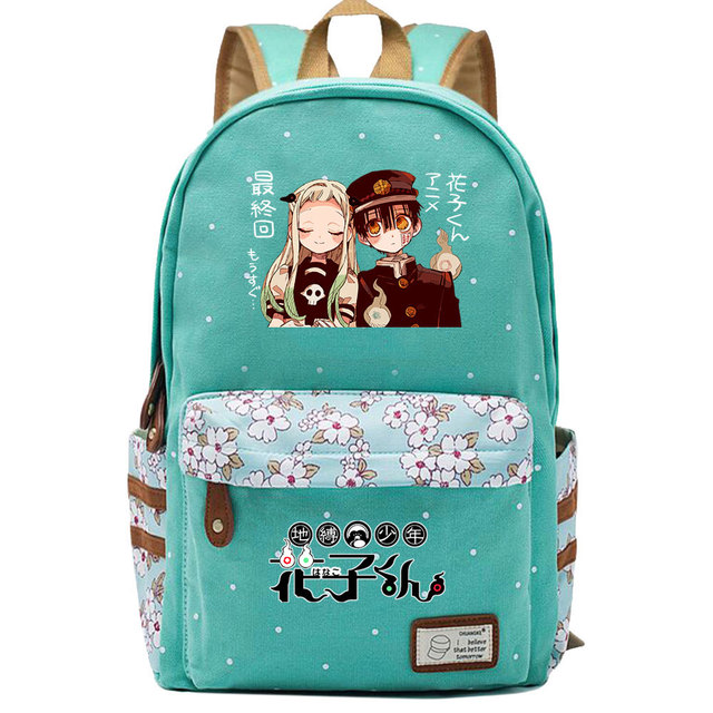 Plecak Anime Toaleta Hanako-kun Chłopiec Dziewczyna Torba Szkolna dla Dzieci i Nastolatków - Wianko - 10