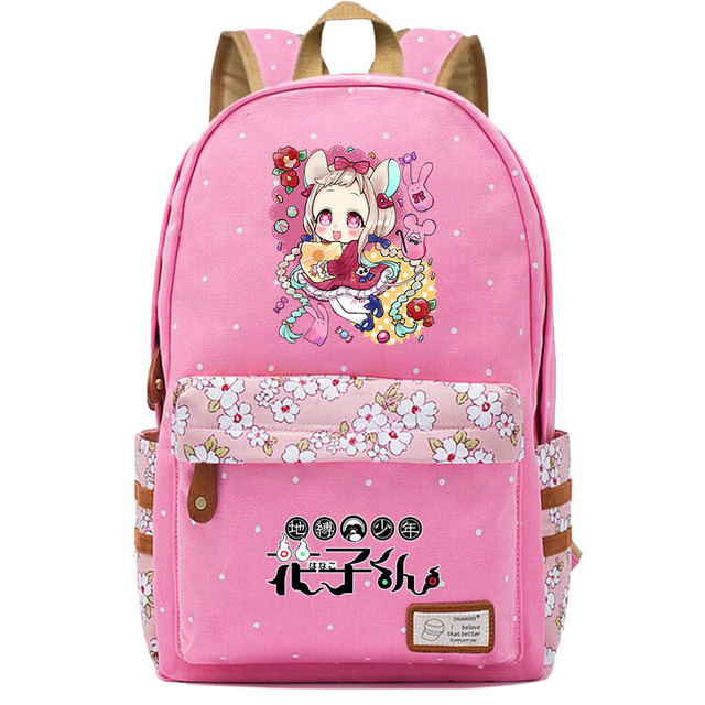 Plecak Anime Toaleta Hanako-kun Chłopiec Dziewczyna Torba Szkolna dla Dzieci i Nastolatków - Wianko - 11