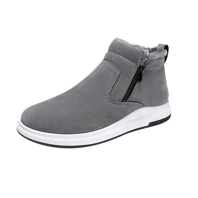 Męskie buty zimowe Retro Trend - futro pluszowe, ciepłe, wodoodporne, świetne na śnieg i do pustyni, botki wojskowe, botas hombre - Wianko - 4