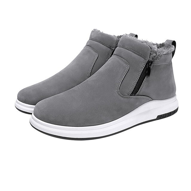 Męskie buty zimowe Retro Trend - futro pluszowe, ciepłe, wodoodporne, świetne na śnieg i do pustyni, botki wojskowe, botas hombre - Wianko - 6