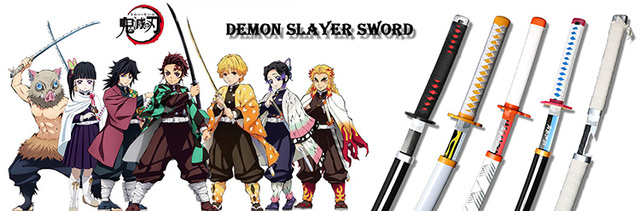 Demon Slayer Samomontaż Miecz Katana Cosplay Tanjiro Sanemi Zenitsu Anime - Wianko - 1