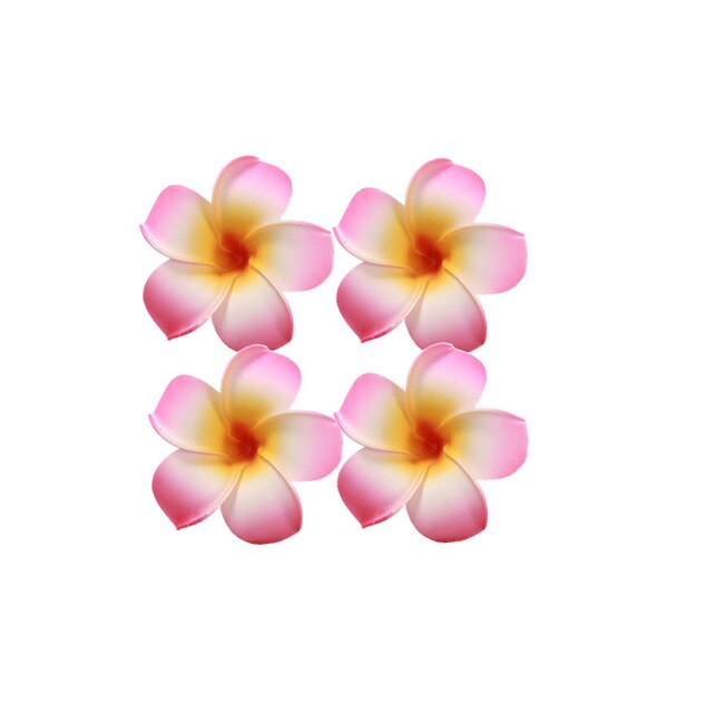 10 sztuk pianki hawaje - sztuczne kwiaty do dekoracji wesel, scrapbookingu i domu - Wianko - 1