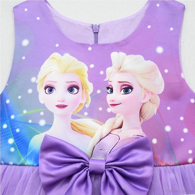 Księżniczka Elsa - nowa letnia sukienka Tutu dla dziewcząt na urodziny i imprezę - Wianko - 8