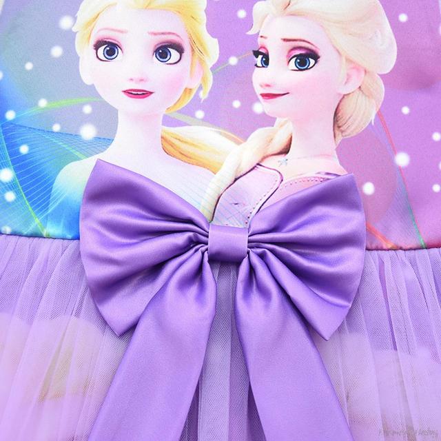 Księżniczka Elsa - nowa letnia sukienka Tutu dla dziewcząt na urodziny i imprezę - Wianko - 7
