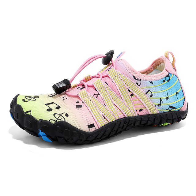 Chłopięce i dziewczęce buty do sportów wodnych Aqua Shoe Barefoot - szybkoschnące, antypoślizgowe, oddychające, idealne na plażę i brodzenie - Wianko - 89