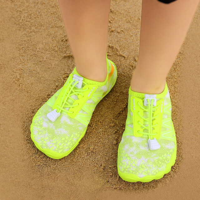 Chłopięce i dziewczęce buty do sportów wodnych Aqua Shoe Barefoot - szybkoschnące, antypoślizgowe, oddychające, idealne na plażę i brodzenie - Wianko - 203