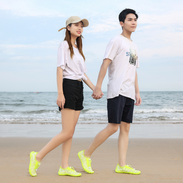 Chłopięce i dziewczęce buty do sportów wodnych Aqua Shoe Barefoot - szybkoschnące, antypoślizgowe, oddychające, idealne na plażę i brodzenie - Wianko - 123