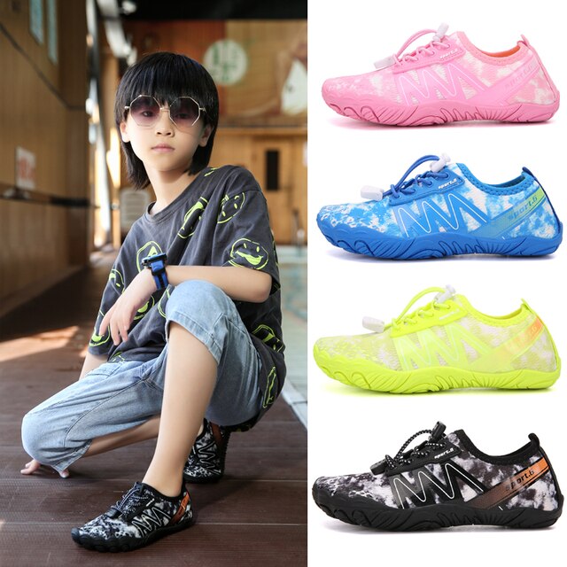 Chłopięce i dziewczęce buty do sportów wodnych Aqua Shoe Barefoot - szybkoschnące, antypoślizgowe, oddychające, idealne na plażę i brodzenie - Wianko - 147
