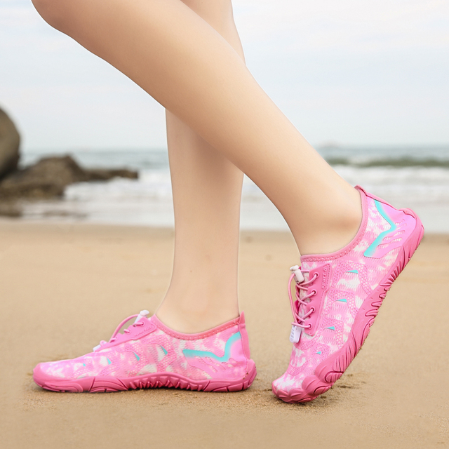 Chłopięce i dziewczęce buty do sportów wodnych Aqua Shoe Barefoot - szybkoschnące, antypoślizgowe, oddychające, idealne na plażę i brodzenie - Wianko - 114