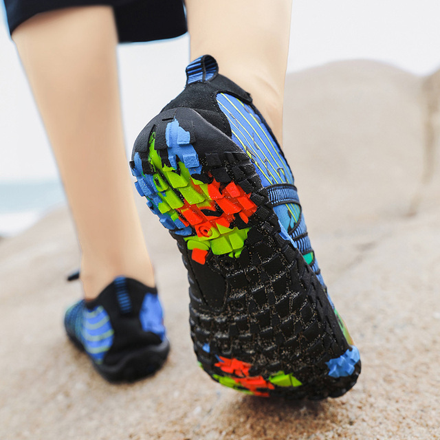 Chłopięce i dziewczęce buty do sportów wodnych Aqua Shoe Barefoot - szybkoschnące, antypoślizgowe, oddychające, idealne na plażę i brodzenie - Wianko - 59