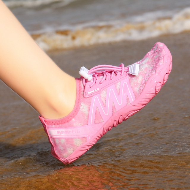 Chłopięce i dziewczęce buty do sportów wodnych Aqua Shoe Barefoot - szybkoschnące, antypoślizgowe, oddychające, idealne na plażę i brodzenie - Wianko - 212