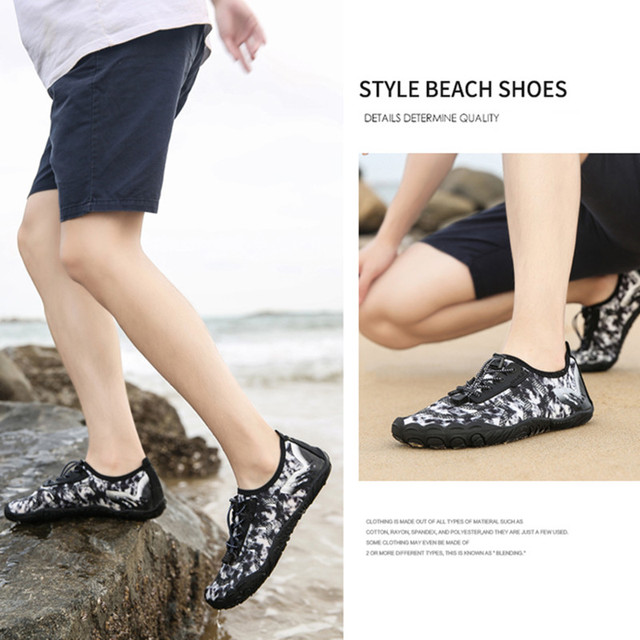 Chłopięce i dziewczęce buty do sportów wodnych Aqua Shoe Barefoot - szybkoschnące, antypoślizgowe, oddychające, idealne na plażę i brodzenie - Wianko - 101