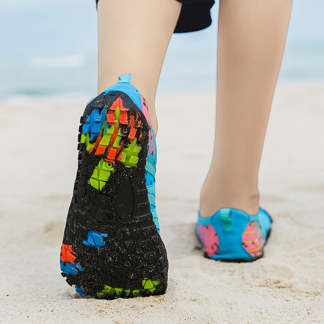 Chłopięce i dziewczęce buty do sportów wodnych Aqua Shoe Barefoot - szybkoschnące, antypoślizgowe, oddychające, idealne na plażę i brodzenie - Wianko - 34