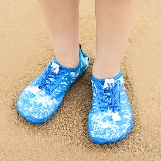 Chłopięce i dziewczęce buty do sportów wodnych Aqua Shoe Barefoot - szybkoschnące, antypoślizgowe, oddychające, idealne na plażę i brodzenie - Wianko - 201