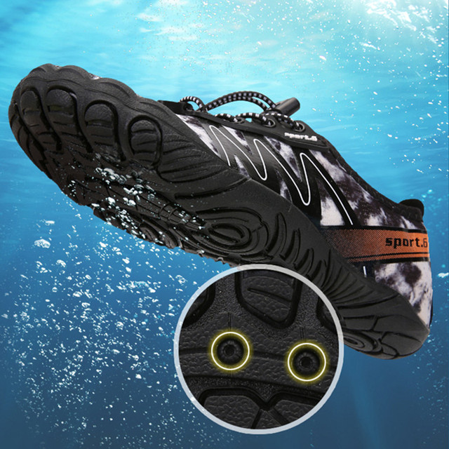 Chłopięce i dziewczęce buty do sportów wodnych Aqua Shoe Barefoot - szybkoschnące, antypoślizgowe, oddychające, idealne na plażę i brodzenie - Wianko - 153