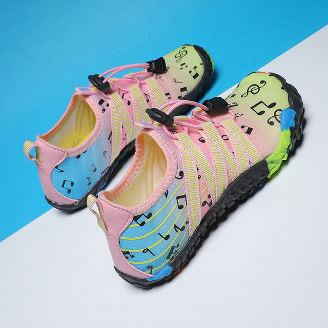 Chłopięce i dziewczęce buty do sportów wodnych Aqua Shoe Barefoot - szybkoschnące, antypoślizgowe, oddychające, idealne na plażę i brodzenie - Wianko - 66