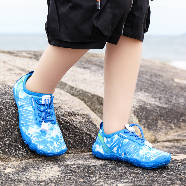 Chłopięce i dziewczęce buty do sportów wodnych Aqua Shoe Barefoot - szybkoschnące, antypoślizgowe, oddychające, idealne na plażę i brodzenie - Wianko - 191
