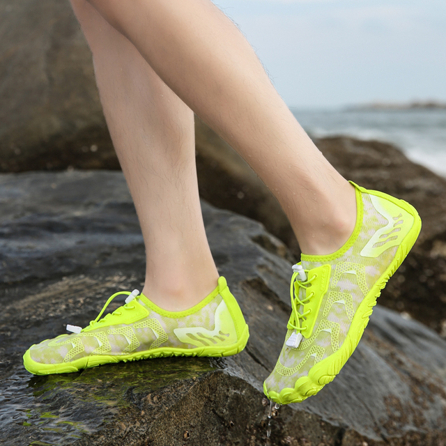 Chłopięce i dziewczęce buty do sportów wodnych Aqua Shoe Barefoot - szybkoschnące, antypoślizgowe, oddychające, idealne na plażę i brodzenie - Wianko - 129