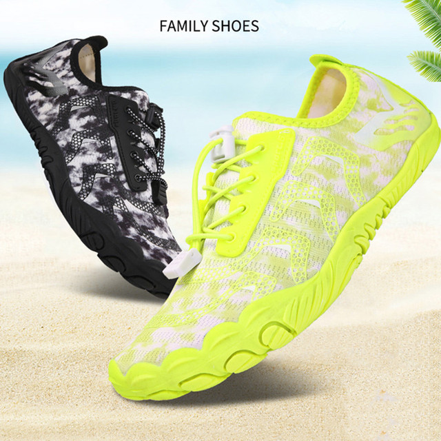 Chłopięce i dziewczęce buty do sportów wodnych Aqua Shoe Barefoot - szybkoschnące, antypoślizgowe, oddychające, idealne na plażę i brodzenie - Wianko - 95