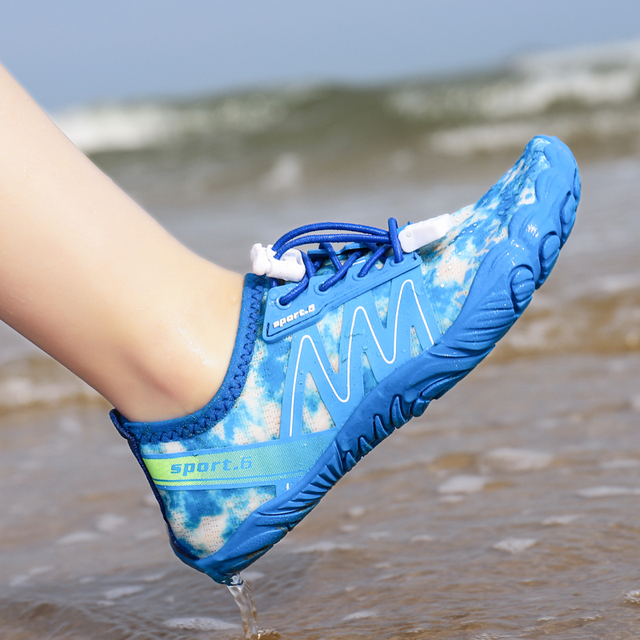 Chłopięce i dziewczęce buty do sportów wodnych Aqua Shoe Barefoot - szybkoschnące, antypoślizgowe, oddychające, idealne na plażę i brodzenie - Wianko - 206