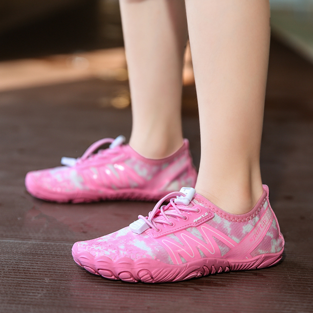 Chłopięce i dziewczęce buty do sportów wodnych Aqua Shoe Barefoot - szybkoschnące, antypoślizgowe, oddychające, idealne na plażę i brodzenie - Wianko - 170