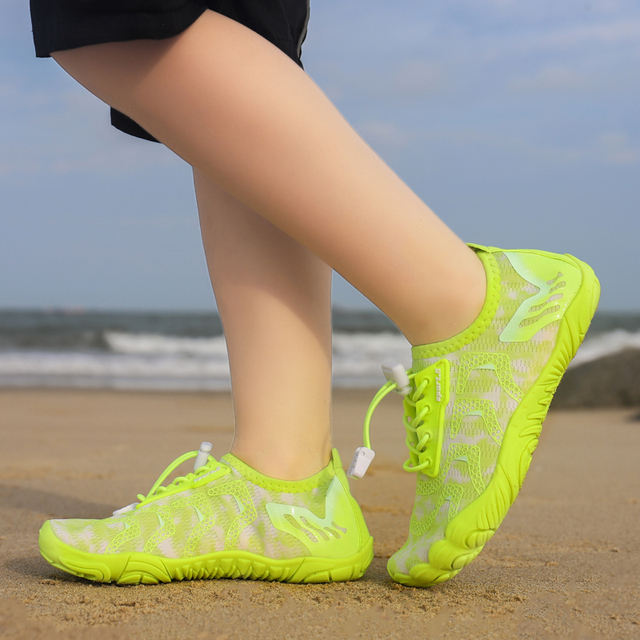 Chłopięce i dziewczęce buty do sportów wodnych Aqua Shoe Barefoot - szybkoschnące, antypoślizgowe, oddychające, idealne na plażę i brodzenie - Wianko - 134