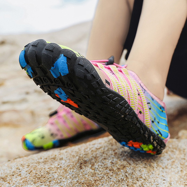Chłopięce i dziewczęce buty do sportów wodnych Aqua Shoe Barefoot - szybkoschnące, antypoślizgowe, oddychające, idealne na plażę i brodzenie - Wianko - 53