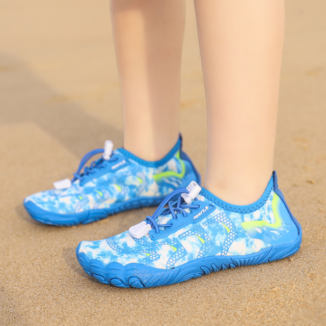 Chłopięce i dziewczęce buty do sportów wodnych Aqua Shoe Barefoot - szybkoschnące, antypoślizgowe, oddychające, idealne na plażę i brodzenie - Wianko - 138