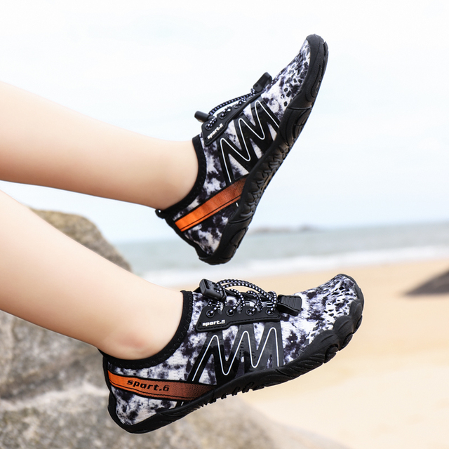 Chłopięce i dziewczęce buty do sportów wodnych Aqua Shoe Barefoot - szybkoschnące, antypoślizgowe, oddychające, idealne na plażę i brodzenie - Wianko - 195