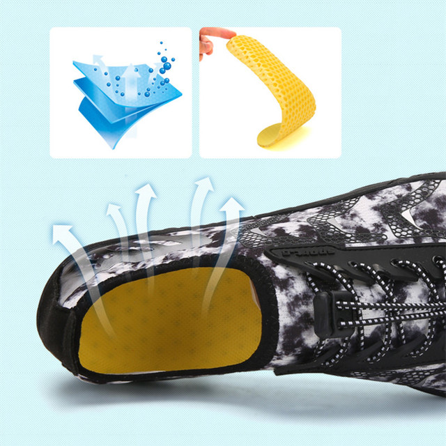 Chłopięce i dziewczęce buty do sportów wodnych Aqua Shoe Barefoot - szybkoschnące, antypoślizgowe, oddychające, idealne na plażę i brodzenie - Wianko - 98