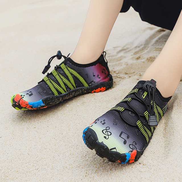 Chłopięce i dziewczęce buty do sportów wodnych Aqua Shoe Barefoot - szybkoschnące, antypoślizgowe, oddychające, idealne na plażę i brodzenie - Wianko - 27