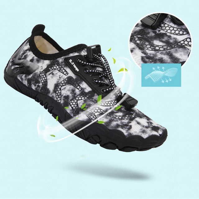 Chłopięce i dziewczęce buty do sportów wodnych Aqua Shoe Barefoot - szybkoschnące, antypoślizgowe, oddychające, idealne na plażę i brodzenie - Wianko - 96