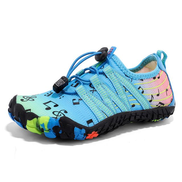 Chłopięce i dziewczęce buty do sportów wodnych Aqua Shoe Barefoot - szybkoschnące, antypoślizgowe, oddychające, idealne na plażę i brodzenie - Wianko - 88