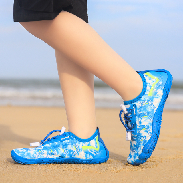 Chłopięce i dziewczęce buty do sportów wodnych Aqua Shoe Barefoot - szybkoschnące, antypoślizgowe, oddychające, idealne na plażę i brodzenie - Wianko - 139