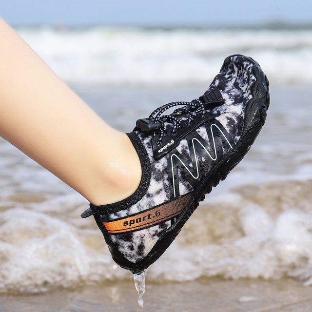 Chłopięce i dziewczęce buty do sportów wodnych Aqua Shoe Barefoot - szybkoschnące, antypoślizgowe, oddychające, idealne na plażę i brodzenie - Wianko - 208