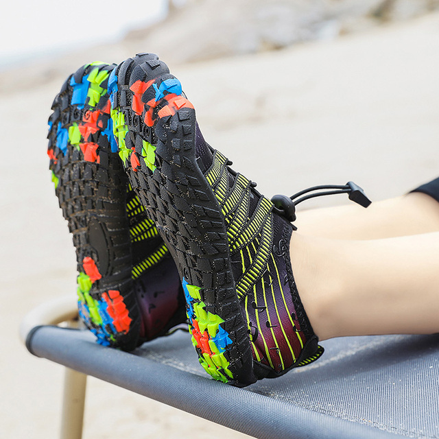 Chłopięce i dziewczęce buty do sportów wodnych Aqua Shoe Barefoot - szybkoschnące, antypoślizgowe, oddychające, idealne na plażę i brodzenie - Wianko - 29