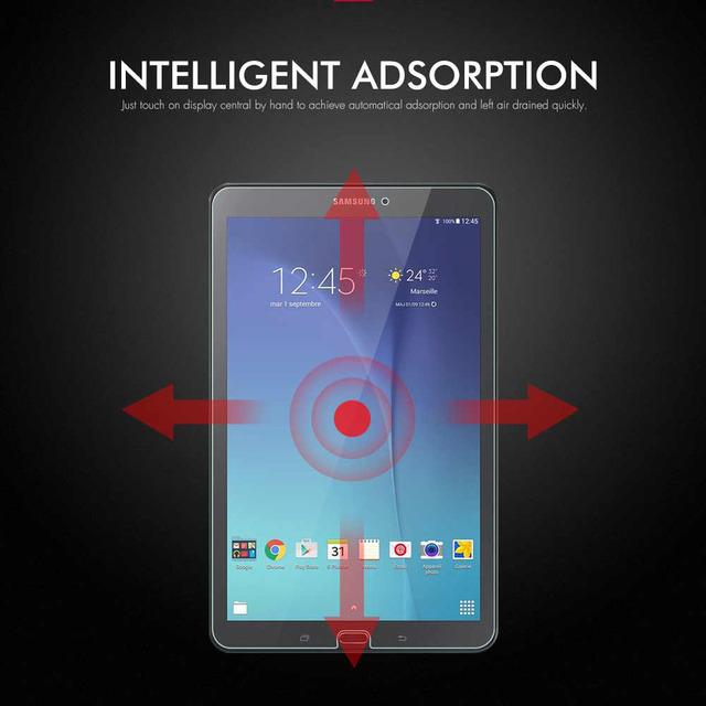 Szkło hartowane do tabletu Samsung Galaxy Tab E 9.6 cala T560/T561 Ultra-przezroczysta folia ochronna (2 szt.) - Wianko - 4