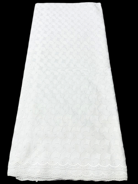 Biała polska bawełniana koronka dla mężczyzn z wysoką jakością +5 jardów - Wianko - 8