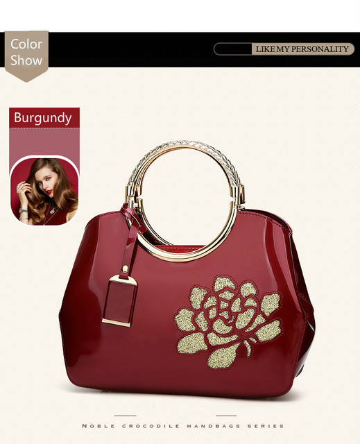 Luksusowa torebka damska projektantki - czerwono-biała Tote Bag, skórzana moda na ramię - Wianko - 14