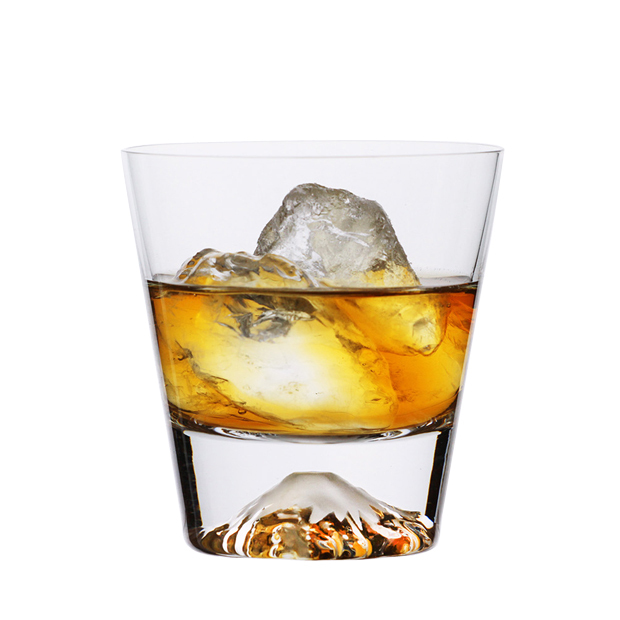 Zestaw 4 szklanek do whisky Collins - Mountain Rocks, szklane, ręcznie dmuchane, staroświeckie - Wianko - 1