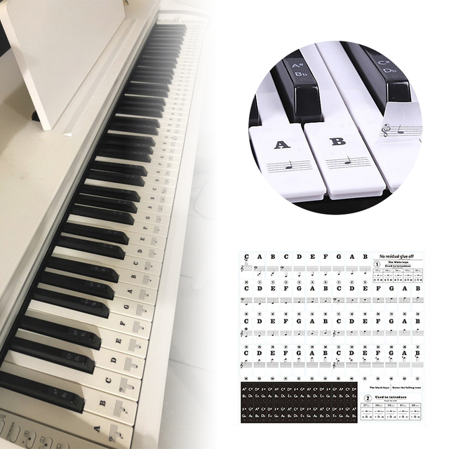 Pianino elektroniczne z klawiaturą o przezroczystych białych klawiszach 54 61 88 - Wianko - 6