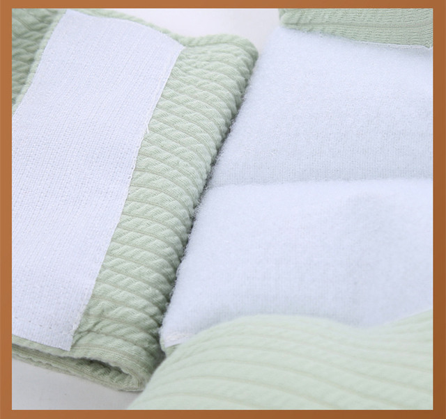 Poduszka ciążowa z regulowanym rozmiarem, wykonana z czystej bawełny, wielofunkcyjne boczne poduszki do spania, pas wspierający dla matki w ciąży - Wianko - 17