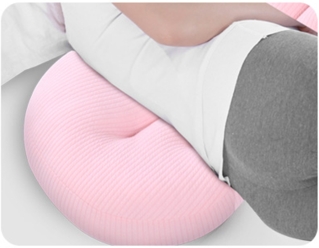 Poduszka ciążowa z regulowanym rozmiarem, wykonana z czystej bawełny, wielofunkcyjne boczne poduszki do spania, pas wspierający dla matki w ciąży - Wianko - 9