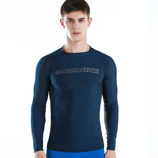Mężczyźni długorękawowy strój kąpielowy UV Rashguard do pływania i surfowania - Wianko - 26